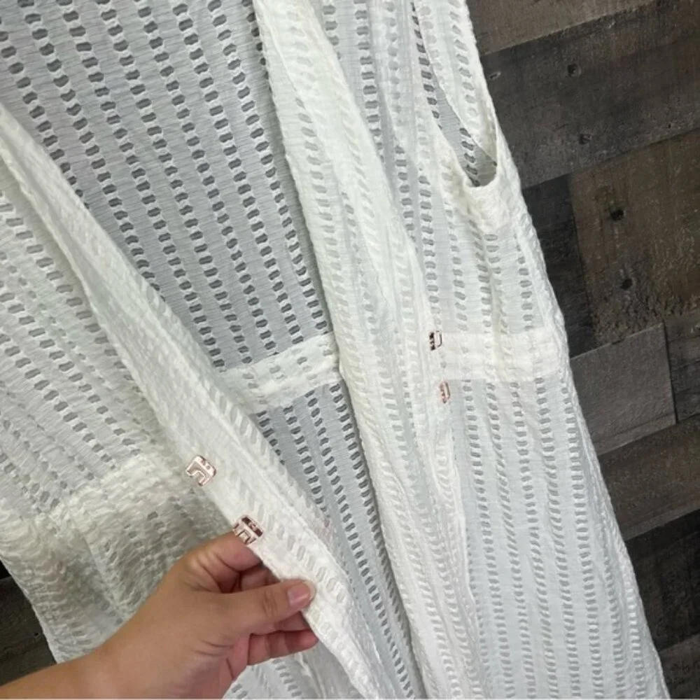 Anthropologie Swim Lilka Cloud Maxi Coverup Eyelet - Picture 5 of 11